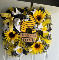 Bee wreath